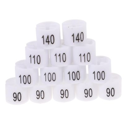 PRETYZOOM 100pcs Plastic Clothing Markers Hanger Tags for Organizing Garments Easy Identification for Retail Display and Customer Convenience