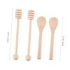 KICHOUSE 4pcs Wooden Honey Stirring Stick Honey Spoon for Dipper Wedding Party Favors view 3