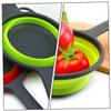 LABRIMP 1pc Collapsible Kitchen Drain Basket Multi-functional Fruit Vegetable Washing Strainer Handle Foldable Easy Kitchen Storage and Organization view 3