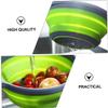 LABRIMP 1pc Collapsible Kitchen Drain Basket Multi-functional Fruit Vegetable Washing Strainer Handle Foldable Easy Kitchen Storage and Organization view 4