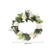 BIUDECO 1pc White Rose Garland for Spring Wedding Decor Pendant for Home and Door Decoration Floral Ornament Easy Care and Design view 3