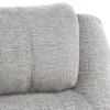 Benjara Evans 37 Inch Recliner Chair, Power Lift, Cupholders, Chenille, Light Gray view 4