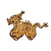 PRETYZOOM Simulated Brass Dragon Adornment Elegant Chinese Zodiac Dragon Statue for Home Office Desktop Decor Lightweight Stylish Delicate Design for Bookshelves Windowsills Tables view 1