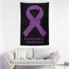 Alzheimer's Awareness Tapestry,Funny Bedroom Home Wall Tapestries for College Dorm Wall Decoration Tapestry Hanging 40"x60"inch view 3