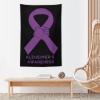 Alzheimer's Awareness Tapestry,Funny Bedroom Home Wall Tapestries for College Dorm Wall Decoration Tapestry Hanging 40"x60"inch view 4