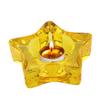 Zerodeko 2pcs Candlestick Holders Pentagram Shape Candle Holders for Romantic Home Decor and Wedding Centerpieces view 1