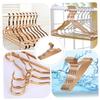 5pcs Extendable Pole Hotel Clothes Hooks Grey Hangers for Storage Non-Slip Suit Hangers view 2