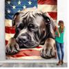365CUSGIFTS Cane Corso Fleece Blanket and Sherpa Blanket for Couch - Lightweight Plush Fuzzy Cozy Soft Blankets and Throws for Sofa, Bed view 4
