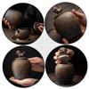 SHOWERORO 1pc Ceramic Tea Leaf Jar Airtight Storage Container for Tea Flour Sugar and Spices Elegant Japanese Design Smooth Finish for Home Use and Organization view 3