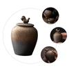 SHOWERORO 1pc Ceramic Tea Leaf Jar Airtight Storage Container for Tea Flour Sugar and Spices Elegant Japanese Design Smooth Finish for Home Use and Organization view 4