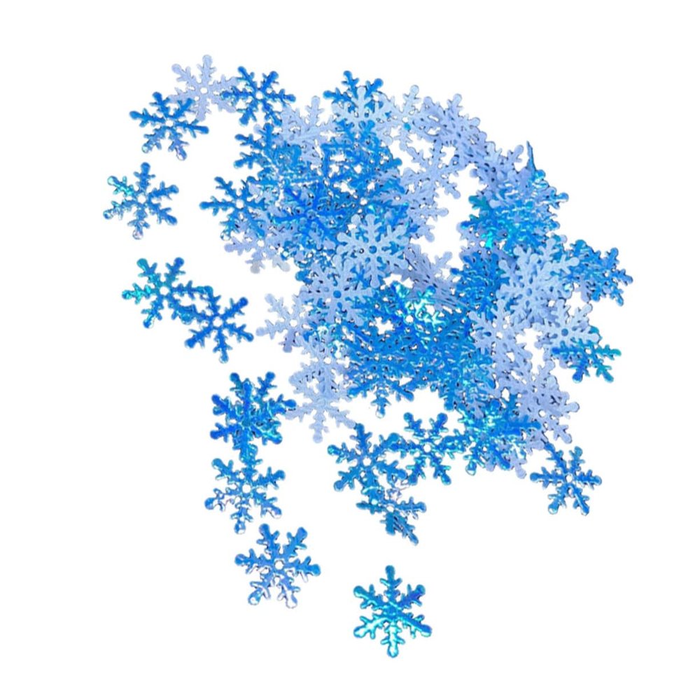 MERRYHAPY Innovative Snowflake Party Confetti 400pcs Creative Shaped Snowflake Slices Add Festive Touch to Your Celebration