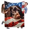 365CUSGIFTS Boykin Spaniel Fleece Blanket and Sherpa Blanket for Couch - Lightweight Plush Fuzzy Cozy Soft Blankets and Throws for Sofa, Bed view 1