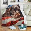 365CUSGIFTS Boykin Spaniel Fleece Blanket and Sherpa Blanket for Couch - Lightweight Plush Fuzzy Cozy Soft Blankets and Throws for Sofa, Bed view 2