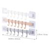 Zerodeko 3pcs Utility Hook Wall-Mounted Coat Rack Removable Hooks Pp Material Multi-Function view 3