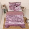 Sophia-Art Luxury Velvet Bedding Set - Queen, King, Cal King, California King, Full/Queen, Solid Pattern, Rayon Velvet, Soft and Hypoallergenic (Taupe, Twin 68"x90") view 1