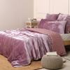 Sophia-Art Luxury Velvet Bedding Set - Queen, King, Cal King, California King, Full/Queen, Solid Pattern, Rayon Velvet, Soft and Hypoallergenic (Taupe, Twin 68"x90") view 4