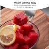 PRETYZOOM Stainless Steel Watermelon Slicing Ruler Effortless Fruit Cutting Tool for Cubes Easy to Clean Watermelon Cutter for Home Parties and Picnics view 4