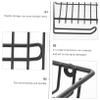 PRETYZOOM Wall-Mounted Tissue Rack Nail Paper Towel Holder for Bathroom and Design Space-Saving Towel Storage for Roll Paper view 2