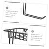 PRETYZOOM Wall-Mounted Tissue Rack Nail Paper Towel Holder for Bathroom and Design Space-Saving Towel Storage for Roll Paper view 3