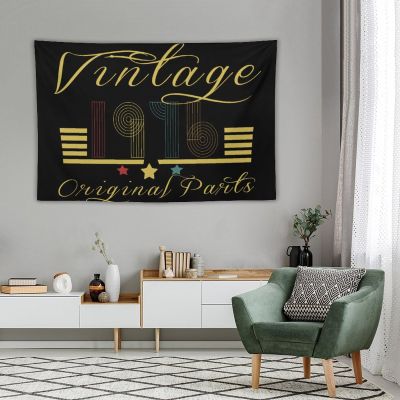 Vintage 1976 Original Parts Tapestry,Funny Bedroom Home Wall Tapestries for College Dorm Wall Decoration Tapestry Hanging 40"x60"inch