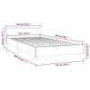 Gecheer Bed Frame with Headboard, Soft Velvet Fabric, Twin XL Size, Sturdy Plywood Slats, for Cozy Bedroom view 3