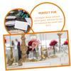 Zerodeko Table Place Cards 100pcs Silver Name Cards for Wedding Party Banquet Seating Arrangement view 2