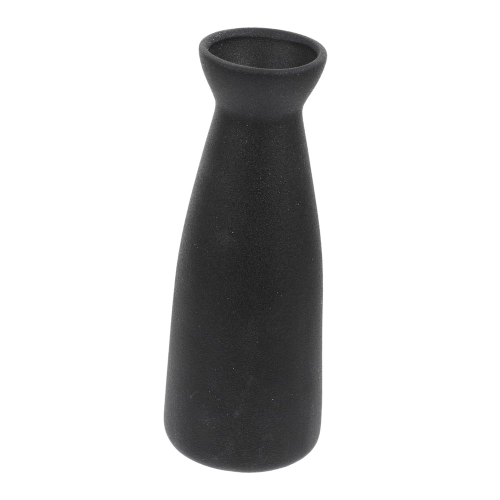 Black White Ceramic Vase Modern Farmhouse Decor Centerpiece Dried Flowers Minimalist Rustic Home