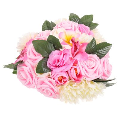 BIUDECO Shaped Rose Garland Wreath Elegant Floral Decoration for Home Wedding and Valentine Day Lifelike Faux Roses Create Romantic Atmosphere Wall Door Decor