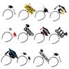 KOMBIUDA 12pcs Graduation Headbands Decorative Hair Hoops for Graduation Ceremony and Party Mixed Styles for Photos and Celebrations view 1