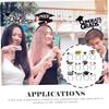 KOMBIUDA 12pcs Graduation Headbands Decorative Hair Hoops for Graduation Ceremony and Party Mixed Styles for Photos and Celebrations view 4