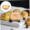 KICHOUSE 50pcs Clear Mini Cake Boxes with Dome Lids Round Muffin Holders for Desserts for Bakeries Parties and Home Use Cookies and More view 4