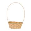 PRETYZOOM 2pcs Woven Bamboo Flower Baskets Handheld Portable Storage Baskets for Decor view 1