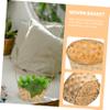 PRETYZOOM 2pcs Woven Bamboo Flower Baskets Handheld Portable Storage Baskets for Decor view 3