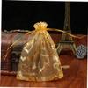 BCOATH Organza Candy Bag 100pcs Heart Shaped Present Bags Wedding Favor Packaging Bags Mesh Pouches for Party view 4