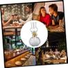 BCOATH Vintage Glass Kerosene Oil Lamp Lantern with Wick Decorative Indoor Lighting for Home Kitchen and Garden Retro Chamber Lamp for Peaceful Atmosphere view 3