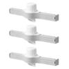 Hoement Food Bag Sealing Clips with Pour Spout Nozzle 3-Pack Strong Pp Material Fresh Closure Clips for Kitchen Snack Storage Chips and Candy Bags view 1