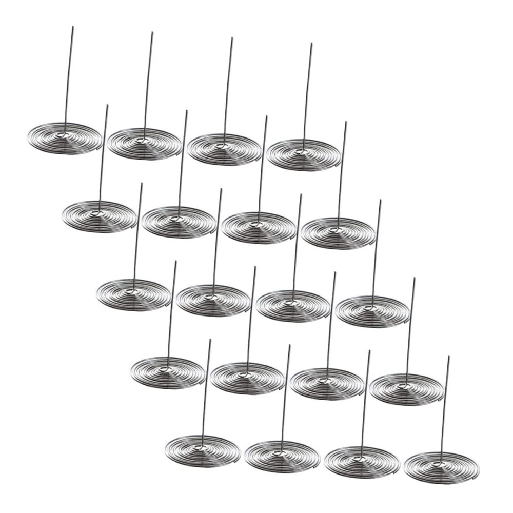 BIUDECO 20pcs Stainless Steel Filters Teapot Spout Strainers Tea Strainer Hook Design
