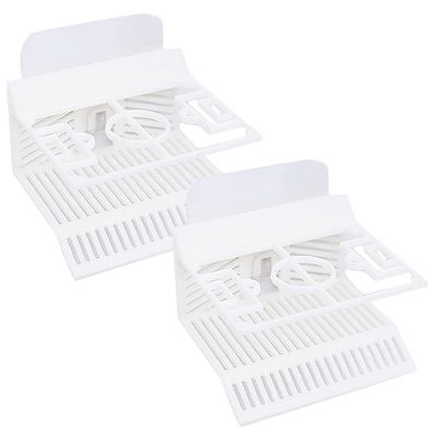 LABRIMP 2pcs Soccer Field-Shaped Kitchen Sink Sponge Holder Premium Dish Organizer for Countertop Practical Sink Accessories for Soap and Sponge Storage for Tidy Kitchens