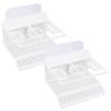 LABRIMP 2pcs Soccer Field-Shaped Kitchen Sink Sponge Holder Premium Dish Organizer for Countertop Practical Sink Accessories for Soap and Sponge Storage for Tidy Kitchens view 1