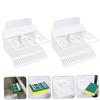 LABRIMP 2pcs Soccer Field-Shaped Kitchen Sink Sponge Holder Premium Dish Organizer for Countertop Practical Sink Accessories for Soap and Sponge Storage for Tidy Kitchens view 2