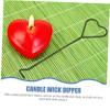 PRETYZOOM Trimmers Iron Wick Dipper Safety Wick Holders for Candle Making Fire Extinguisher for Thin Candles view 2
