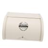 FELTECHELECTR Elegant Iron Bread Keeper Wide Bin for Kitchen Snack Storage Container view 1