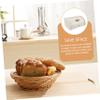 FELTECHELECTR Elegant Iron Bread Keeper Wide Bin for Kitchen Snack Storage Container view 4