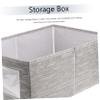 PRETYZOOM Multi-functional Drawer Storage Box Foldable Clothes Toys and Book Organizer Spacious and Versatile Soft Fabric Container for Home Bedroom and Closet Use view 2