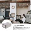 PRETYZOOM Multi-functional Drawer Storage Box Foldable Clothes Toys and Book Organizer Spacious and Versatile Soft Fabric Container for Home Bedroom and Closet Use view 4