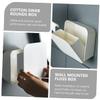 Flip Top Wall Mounted Storage Box for Bathroom Cotton Swabs view 4