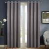 84 in. Sofia Printed Blackout Grommet Panel Charcoal view 1