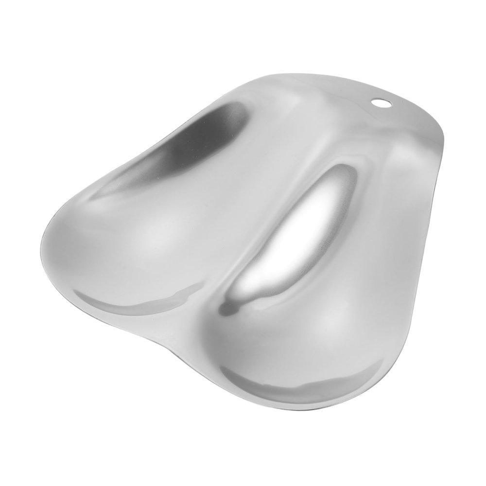 PRETYZOOM Dinner Spoons Holder Stainless Steel Spoon Rest Utensil Rest Stand Slotted Scoop Holder Easy to Clean