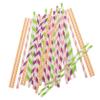 Zerodeko 100pcs Marshmallow Sticks Candy Treat Sticks Paper Cones for Cake Lollipops and Suckers for Parties and view 1