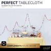 Amcrate Ivory Plastic Tablecloth Disposable, Premium Tablecloths for Rectangle Tables 54 inch. x 108 inch. Fits Tables Up to 8 Feet, Plastic Table Cloth for Party, Wedding, Holidays view 4